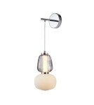 Designer wall lamps - ITALUX Eris Pendant Chrome 1xLED 18W WL-98374-18W-CH - product 1