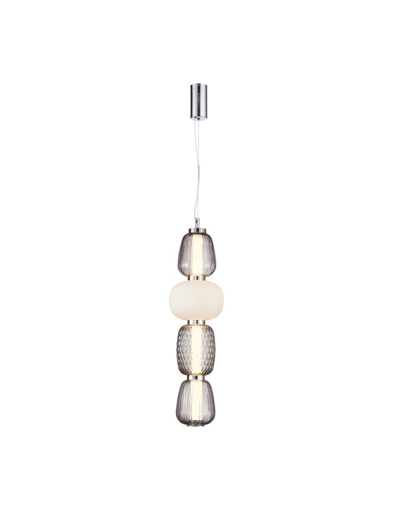 Designer pendant lamps - ITALUX Eris Pendant Chrome 1xLED 32W PND-98374-32W-CH - product kolory-swiatla.pl 1