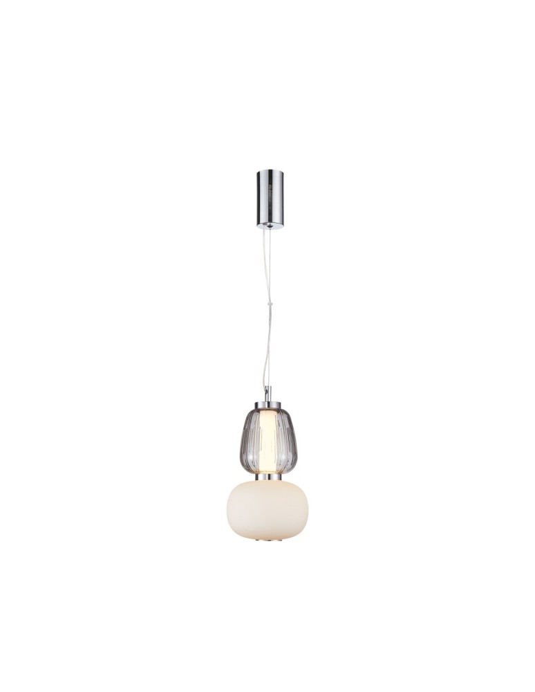 Designer pendant lamps - ITALUX Eris Pendant Chrome 1xLED 18W PND-98374-18W-CH - product kolory-swiatla.pl 1