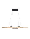 ITALUX Conato Pendant Black Sandblasted 2xLED 35W Warm White PND-23848-30W-BK-GD