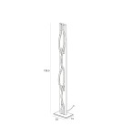 LED floor lamps - ITALUX Conato Standing Black Sandblasted 2xLED 35W Warm White FL-23848-30W-BK-GD - product 2