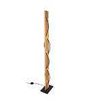 LED floor lamps - ITALUX Conato Standing Black Sandblasted 2xLED 35W Warm White FL-23848-30W-BK-GD - product 1