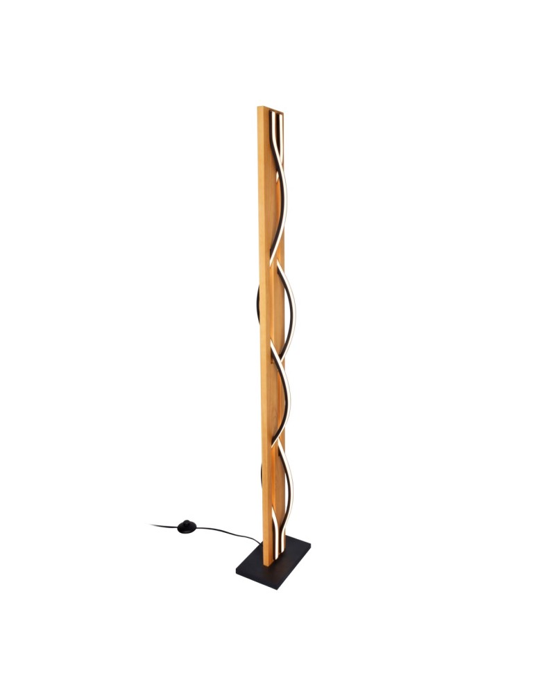 LED floor lamps - ITALUX Conato Standing Black Sandblasted 2xLED 35W Warm White FL-23848-30W-BK-GD - product kolory-swiatla.pl 1