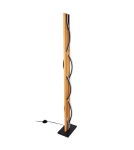 LED floor lamps - ITALUX Conato Standing Black Sandblasted 2xLED 35W Warm White FL-23848-30W-BK-GD - product 3