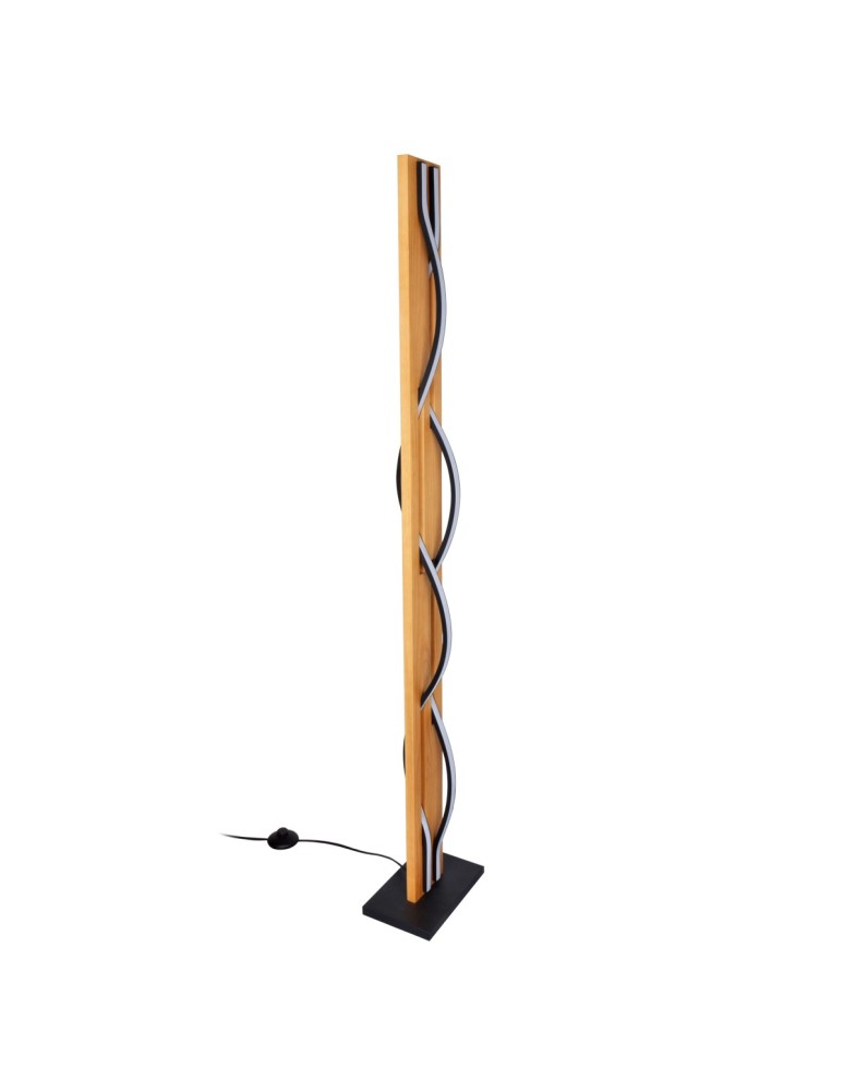 LED floor lamps - ITALUX Conato Standing Black Sandblasted 2xLED 35W Warm White FL-23848-30W-BK-GD - product kolory-swiatla.pl 3