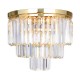 Zuma Line Amedeo Lampa Sufitowa Złoty/Przezroczysty C17106/1