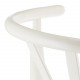 Step into Design Krzesło BONBON biało naturalne rattanowo jesionowe MH-002CH-WN