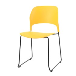  Moos Home Krzesło TIPICO żółto czarne MH-013CH-BY