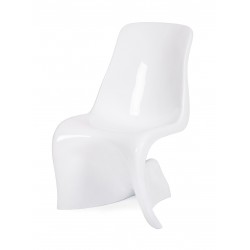King Home Krzesło HIM białe - włókno szklane (JH-072-2-HIM.BIALY)