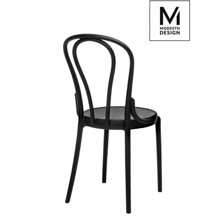 MODESTO krzesło TONI czarne - polipropylen (8320.BLACK)