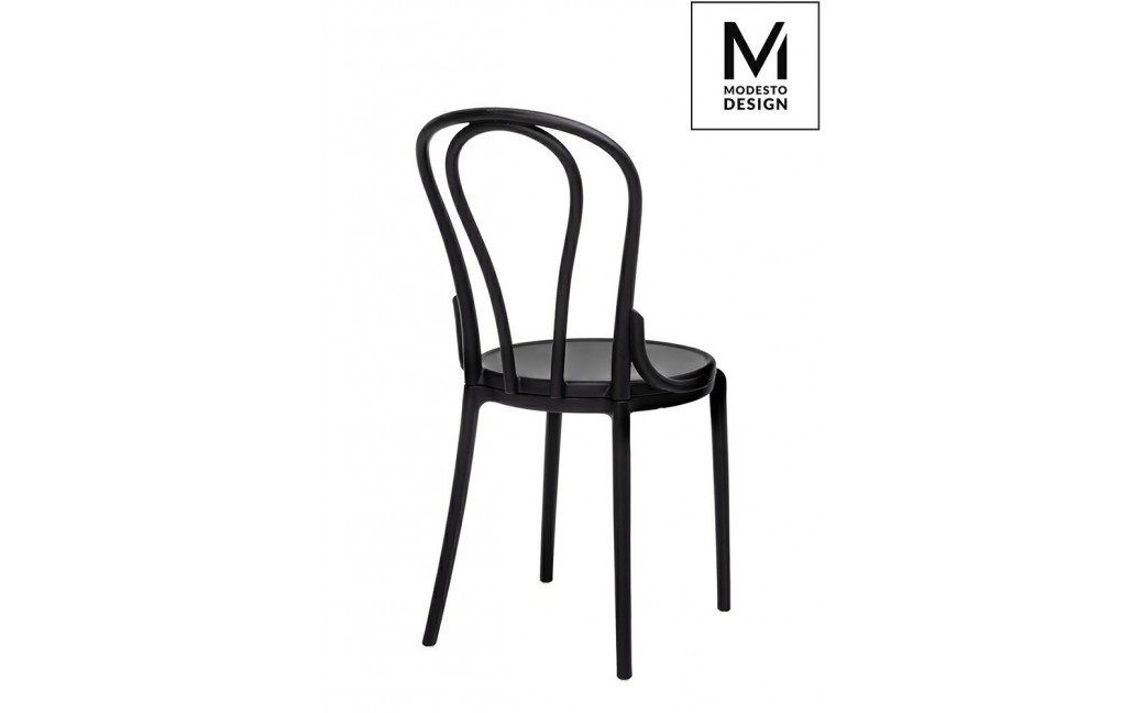 MODESTO krzesło TONI czarne - polipropylen (8320.BLACK)