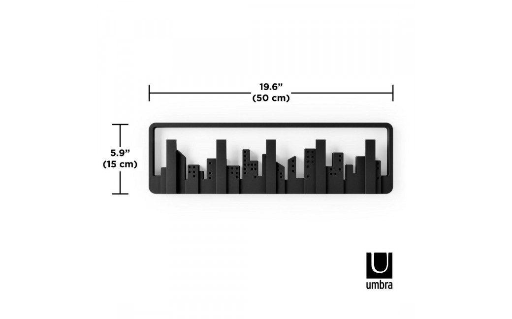 UMBRA wieszak na ubrania SKYLINE czarny (318190-040)