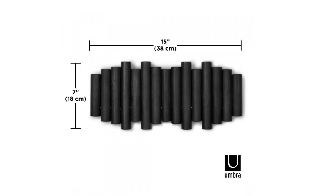 UMBRA wieszak na ubrania PICKET RAIL czarny (1011471-040)