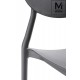 MODESTO krzesło FLEX szare - polipropylen (C1066.GREY)