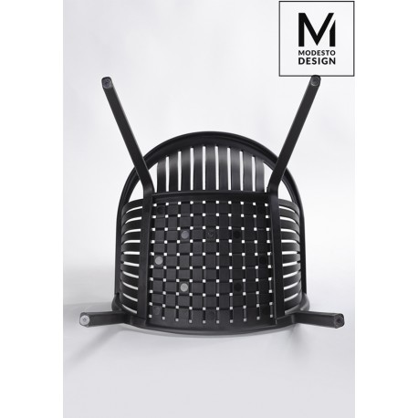 MODESTO krzesło SOHO czarne - polipropylen (PP041.BLACK)
