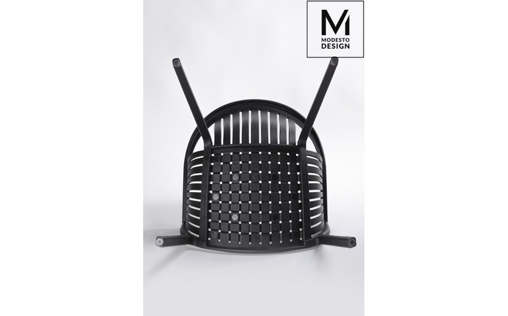 MODESTO krzesło SOHO czarne - polipropylen (PP041.BLACK)