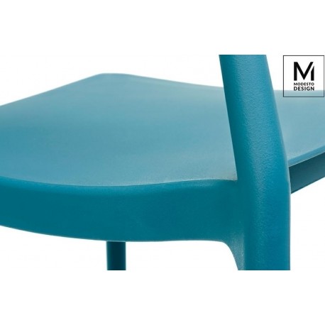 MODESTO krzesło FLEX morskie - polipropylen (C1066.DARKBLUE)