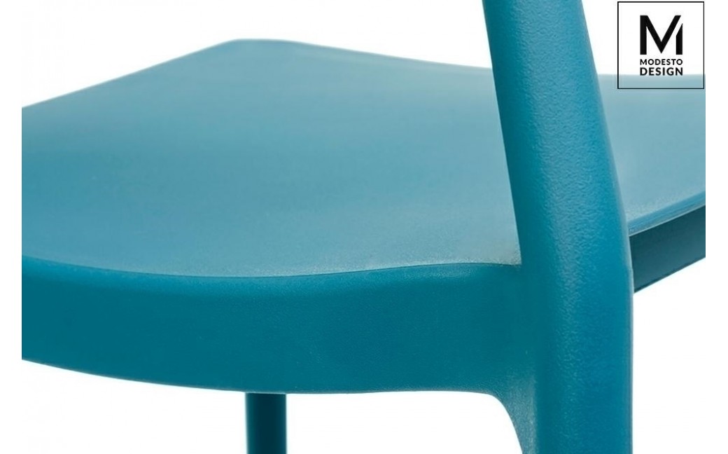 MODESTO krzesło FLEX morskie - polipropylen (C1066.DARKBLUE)