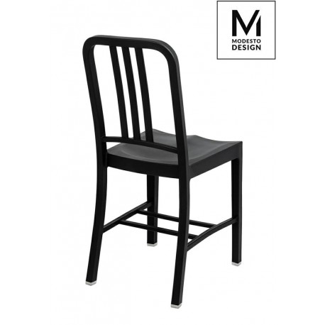 MODESTO krzesło VEGA czarne - polipropylen (1817-APC)