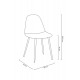 MODESTO krzesło LUCY czarne - welur, metal (PM069.BLACK.VELVET)