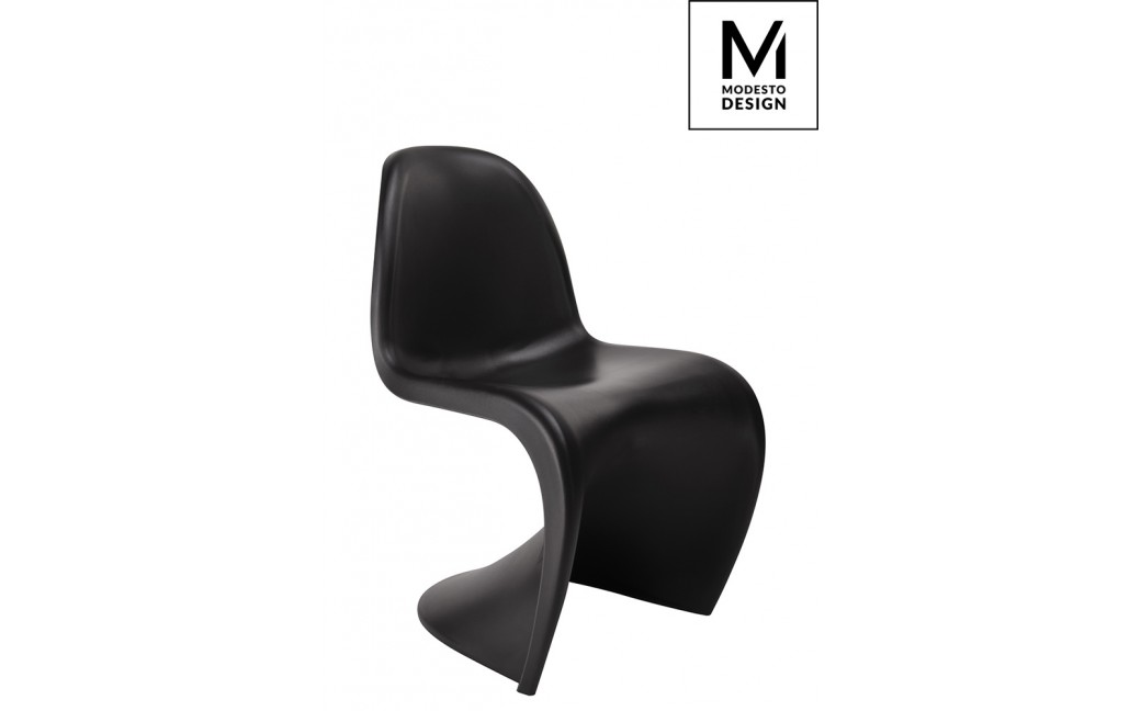MODESTO krzesło HOVER czarne - polipropylen (C1074.BLACK)