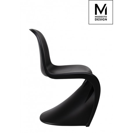 MODESTO krzesło HOVER czarne - polipropylen (C1074.BLACK)