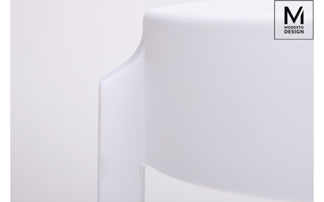 MODESTO stołek CALMAR 46 biały - polipropylen (C1070.WHITE)