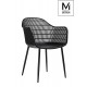 MODESTO krzesło BASKET ARM czarne - polipropylen (PW502T.BLACK)