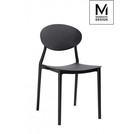 MODESTO krzesło FLEX czarne - polipropylen (C1066.BLACK)