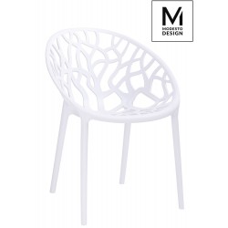 MODESTO krzesło KORAL białe - polipropylen (C1024.WHITE)