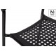 MODESTO krzesło DAVIS czarne - polipropylen, metal (PM055.BLACK)