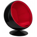 King Home Fotel BALL BLACK czerwony (JH-066.BLACK.RED)