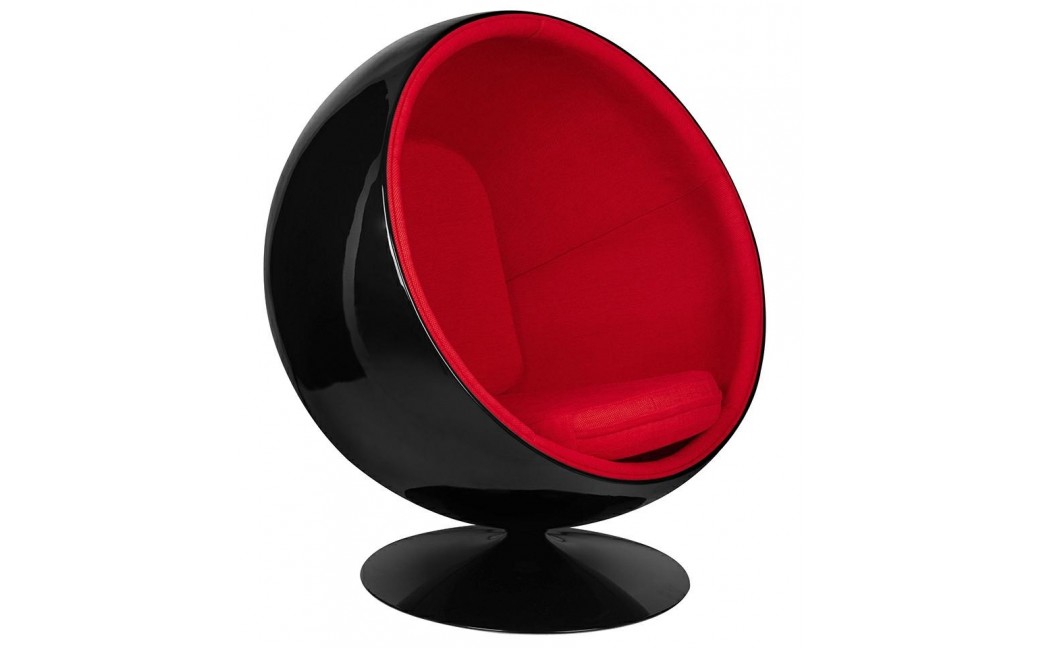 King Home Fotel BALL BLACK czerwony (JH-066.BLACK.RED)