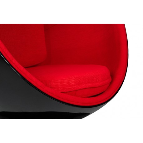 King Home Fotel BALL BLACK czerwony (JH-066.BLACK.RED)