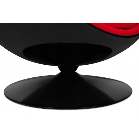 King Home Fotel BALL BLACK czerwony (JH-066.BLACK.RED)