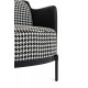 King Home Fotel VENICE BLACK czarny PU / pepitka (MSE011000336)