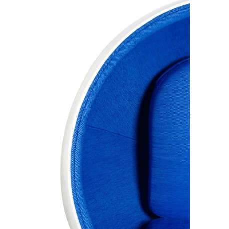 King Home Fotel BALL biało-niebieski - włókno szklane (JH-066.BLUE)