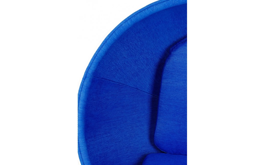 King Home Fotel BALL biało-niebieski - włókno szklane (JH-066.BLUE)