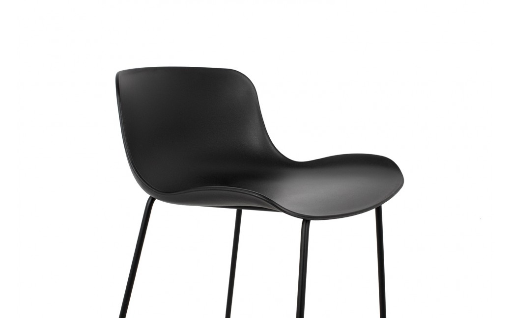 King Home Krzesło barowe COMA 76 czarne (KH010100954)