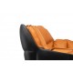 King Home Krzesło obrotowe SHIBA brązowe / czarne (JH-B11-1)