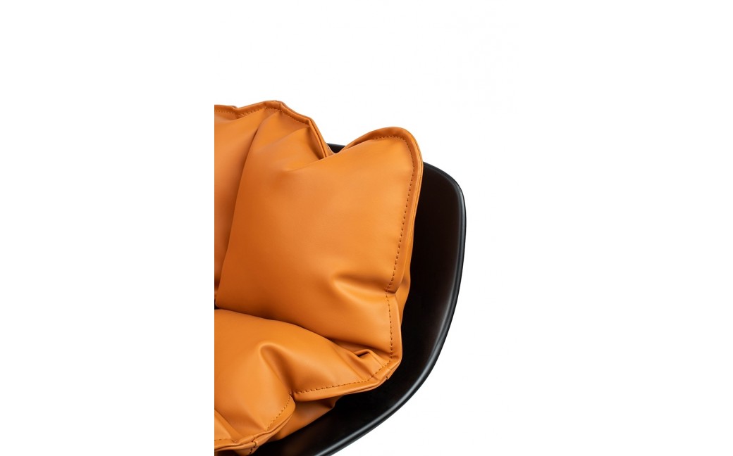 King Home Krzesło obrotowe SHIBA brązowe / czarne (JH-B11-1)