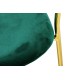 King Home Krzesło MARGO ciemny zielony - welur, podstawa złota (KH121100121.61)