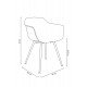 King Home Krzesło ECMO ARM beżowe (293-CPP3)
