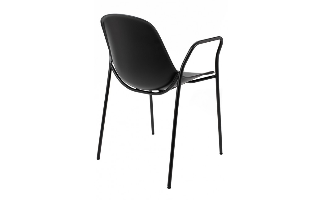 King Home Krzesło RESOL ARM czarne (292-CPP4.BLACK)