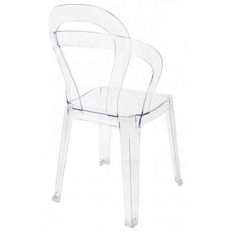 King Home Krzesło MERCI transparentne - poliwęglan (PC174A)
