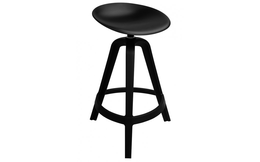 King Home Krzesło barowe MIRA czarne (339-APPB)