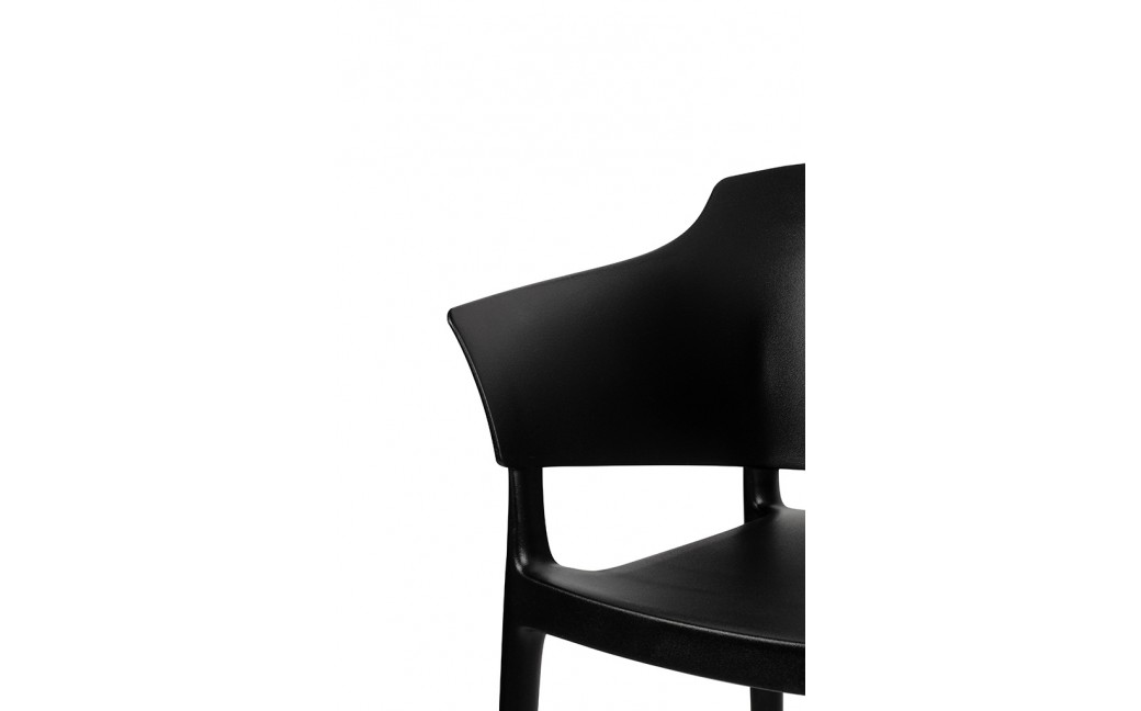 King Home Krzesło BIG BACK czarne (353-APP)