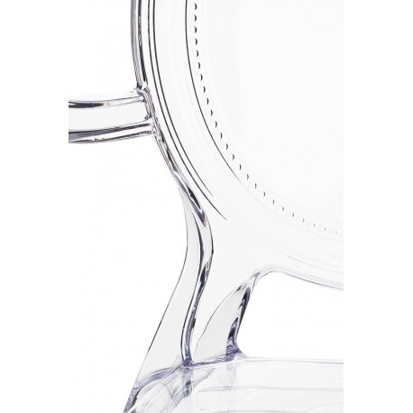King Home Krzesło PRINCE ARM transparentne - poliwęglan (KH010100202)
