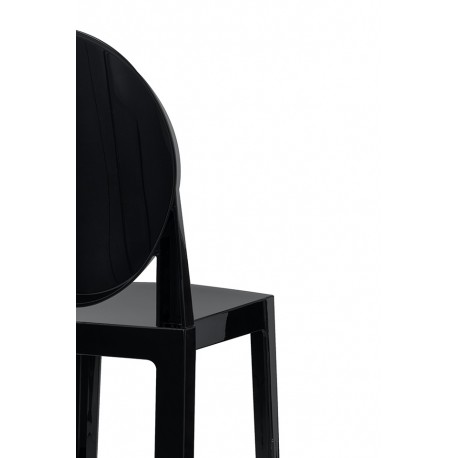 King Home Krzesło barowe VICTORIA 65 cm czarne (KH010100227)