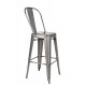 King Home Krzesło barowe TOWER BIG BACK 66 (Paris) metal (KH010100969)